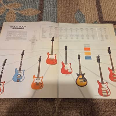 Vintage 1964 Epiphone Full-Line, Full-Color Catalog! Rare, Original Case Candy, Paperwork! image 4
