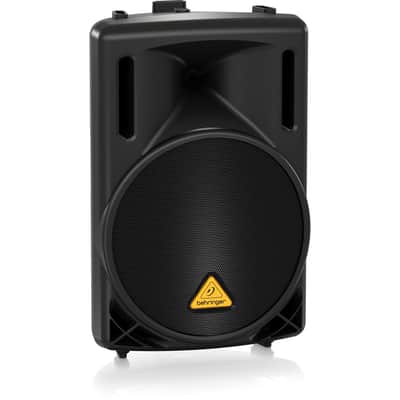 Behringer EUROLIVE 800 Watts 2-Way Passive PA Speaker with 12" Woofer and 1.75" Driver, Black with Height-Adjustable Speaker Stand with Carry Bag and Value Series XLR M to F Professional Microphone Cable - 25" image 4