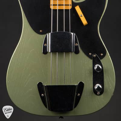 Fender Custom Shop Faded Aged Custom 1951 Precision Bass - Sage Green Metallic/Summer Showcase Event Instrument #XN04327 image 2