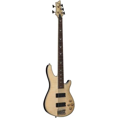 Schecter Omen Extreme-5 5-String Electric Bass, Gloss Natural image 4