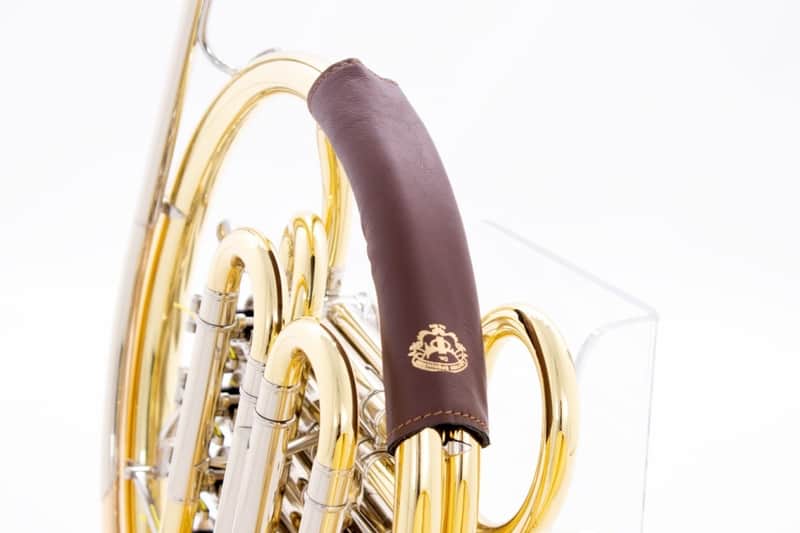 Leather Specialties Right Hand Guard for Geyer Horn in Brown image 1
