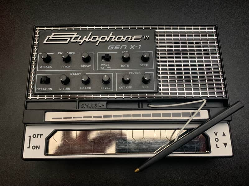 Dubreq Stylophone Gen X-1 Analog Synthesizer 2010s Black image 1