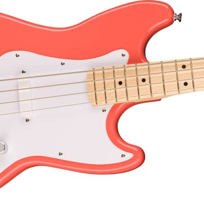 Squier Sonic Bronco Bass Tahitian Coral image 4