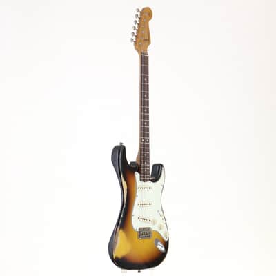 FENDER CUSTOM SHOP Limited Edition '60 Dual-Mag II Stratocaster Super Heavy Relic Aged 3-Color Sunburst [CZ561469] (04/30) image 14