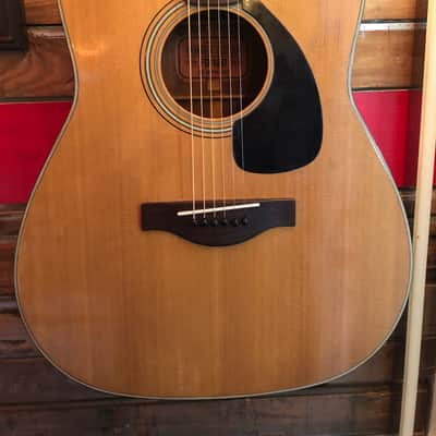 1966-71 Yamaha FG-180 Red Label Jumbo Dreadnought Acoustic Guitar Neck Reset MIJ image 1