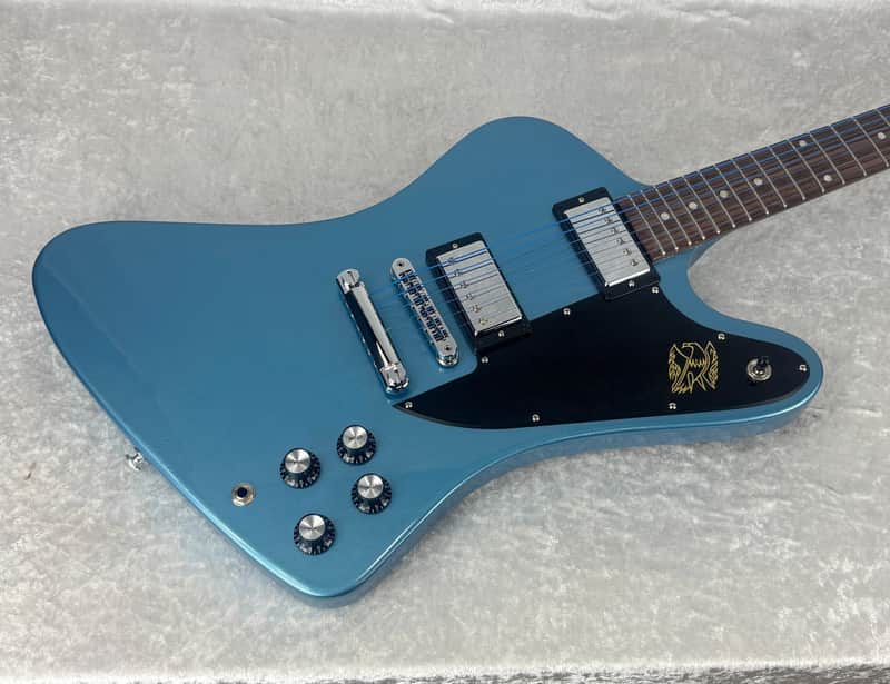 2017 USA Gibson Firebird Studio electric guitar in Pelham Blue with bag image 1