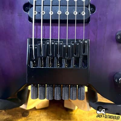 Kiesel Vader 7-String Headless Electric Guitar w/ GB (2020s - Purpleburst) image 3