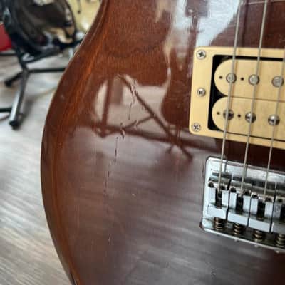 Hondo Professional Series H-1010 Walnut Electric Guitar (Made in Japan) image 5