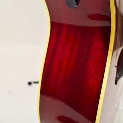 Yamaha FS-TA TransAcoustic Concert Acoustic Electric Guitar, Ruby Red image 5