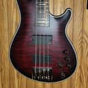 Schecter Hellraiser Extreme 4 Active 4-String Bass Crimson Red Burst Satin