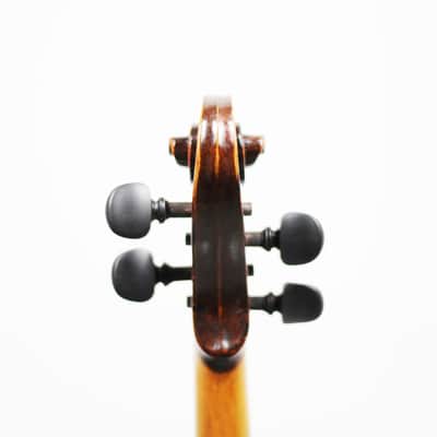 Faux Flamed Full Size Violin or fiddle c. 1900 reparied by Gosparlin of Glendale CA image 8