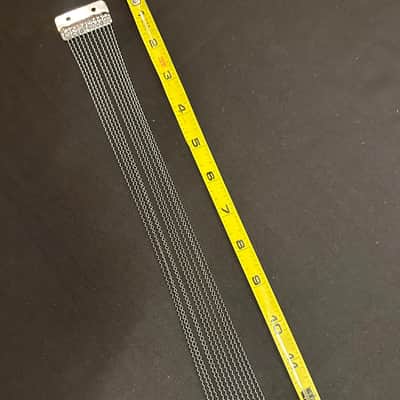 VINTAGE Ludwig 13" Snare Wires, Snares, 12-Strand, Script Logo, 2-Hole Ends, 1970s - EXCELLENT image 8