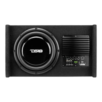 DS18 EN-DF10A 10" Amplified Shallow Down Firing Subwoofer Enclosure 500 Watts image 2