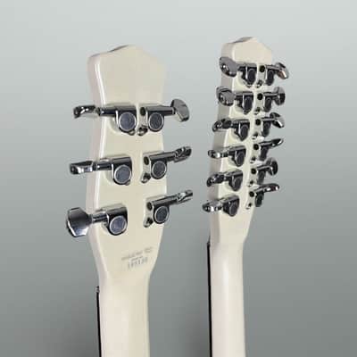 Danelectro Doubleneck 6-String/12-String 2024 - White Pearl image 10