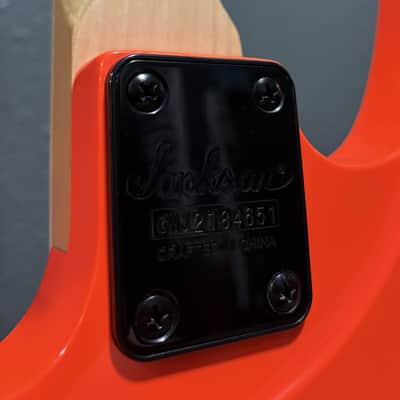 Jackson Dinky JS32 DKA Arch Top Electric Guitar Neon Orange (Demo) image 6
