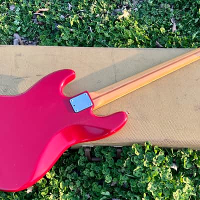 Fender Collector Series Dakota Red Jazz Bass Guitar 1981-1983 image 12