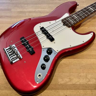 Fender  50th Limited Anniversary Jazz Bass CAR 2010 - Candy Apple Red + Case image 14