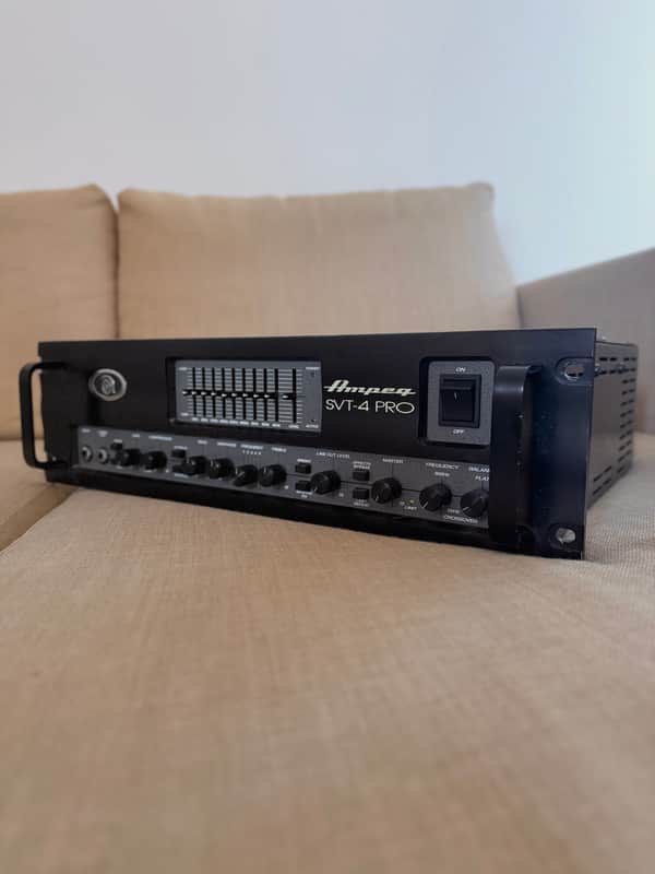 Ampeg SVT-4 PRO 1200-Watt Bass Amp Head 2007 - Present - Black image 1