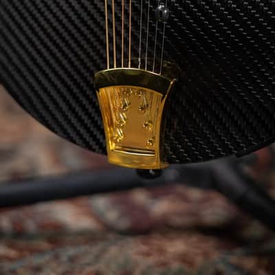 KLOS Full Carbon F-Style DAE EQ Acoustic/Electric Mandolin - Gold Hardware with Fiberglass Hardshell Case image 12