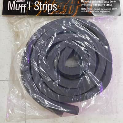 Remo MF-0090-00 - Two 9' Bass Drum Adhesive Backed Foam Muffl Strips image 1