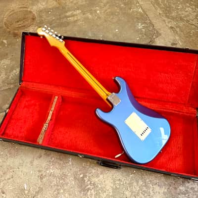 MIJ Fender Stratocaster ST-57 2014 - OLP old lake placid blue original Japan image 9