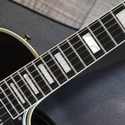 2008 Gibson Custom Shop Les Paul Custom 1954 Historic Reissue LPB-4 Electric Guitar Black Ebony + COA OHSC image 8