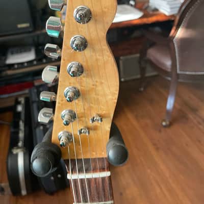 Tele-Style Custom Tele-Style 2022 Reddish-brown Burl/Natural image 4