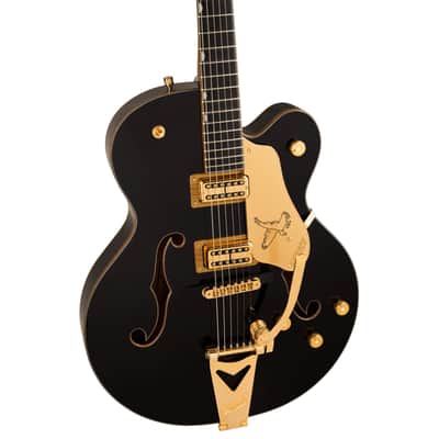 Gretsch Synchromatic Falcon Hollow Body Single-Cut Bigsby Black - Semi Acoustic Guitar image 6
