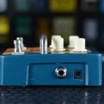 Orange Kongpressor Analog Class A Compressor Pedal 2010s - Blue/Orange Graphic image 5