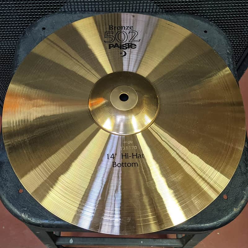 Paiste 14" 502 Hi-Hat Cymbal (Bottom) image 1
