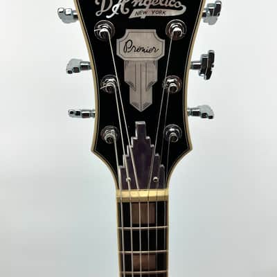 D'Angelico Premier DC Semi-Hollow with Stop-Bar Tailpiece 2021 - Sky Blue with D'Angelico Gig Bag image 7