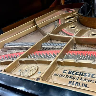 C. Bechstein 7' Grand Piano Classic Ebony Elegance image 4