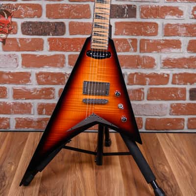 Jackson USA Custom Shop RR HS TOM MAH Rhoads Flame Maple Slab Top 3-Color Sunburst 2025 w/OHSC image 1