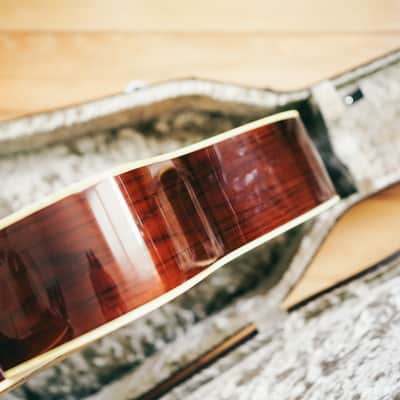 1970s Morris W-50 – Made in Japan | Rare 3-Piece Back | Martin D-45 Style | Good Condition | Hard Case image 15
