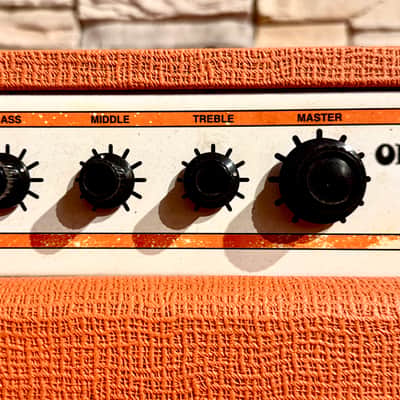 Orange AD 15 1x12” Signed by Antonio Vega (Nacha Pop) Checked by Pablo Kahayan “Collector’s Spanish Pop Star Piece” image 8