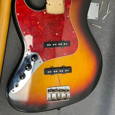 Vintage Fender JB62/LH ‘62 Reissue Jazz Bass 1993 - Lefty - Sunburst MIJ image 14