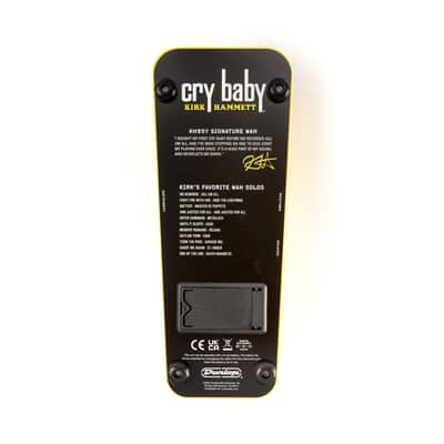 Dunlop Kh95 Y Kirk Hammett Cry Baby Wah Yellow Sparkle Edition image 6