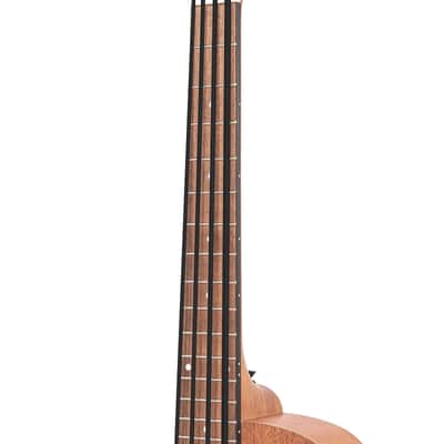 Gold Tone M-Bass/L 23-Inch Scale 4-String Acoustic-Electric MicroBass w/Hard Case For Left Hand Player image 8