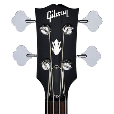 Gibson Memphis ES-335 Bass Ebony NH Floor Model image 6