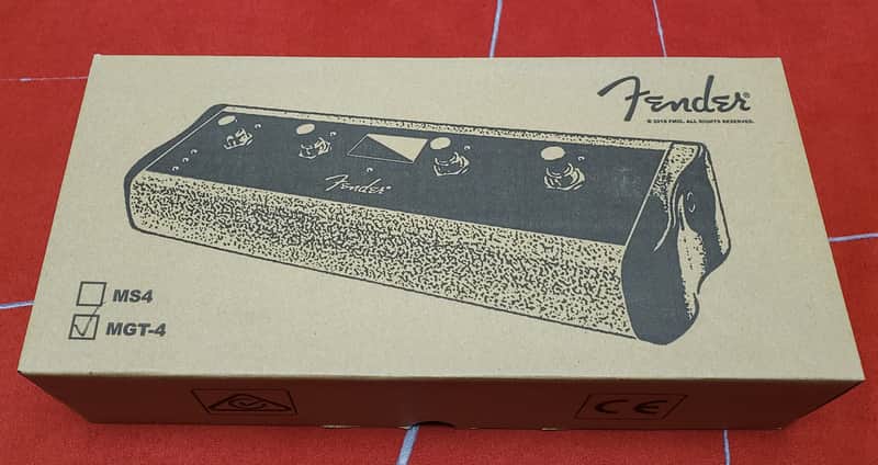 Fender 099-4071-000 MGT-4 Mustang GT 4-Button Footswitch with 1/4" Jack image 1