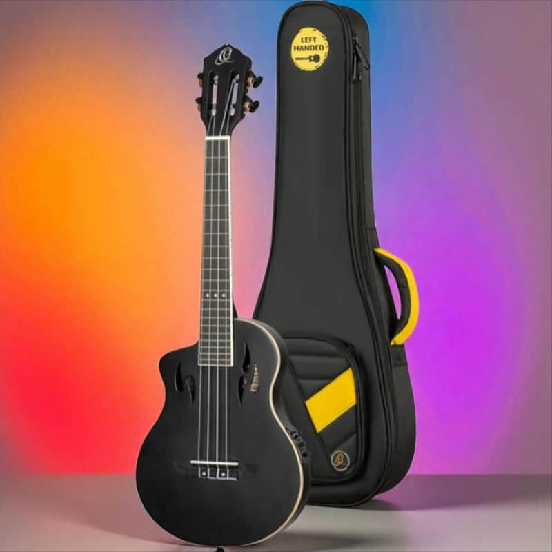 Ortega TourPlayer Series Tenor Ukulele - RTPS-U-SBK-L image 1