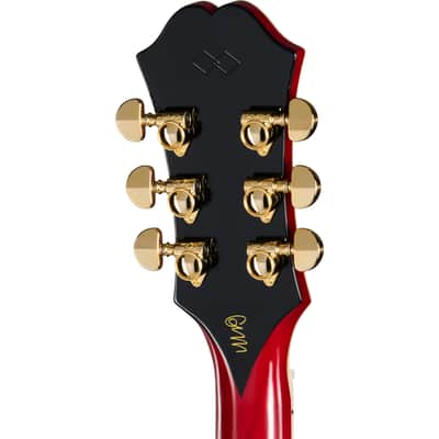 Epiphone Masterbilt Gem Archer Sheraton Electric Guitar - Cherry Red image 5