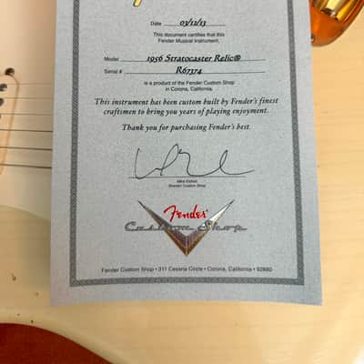 Fender Custom Shop 1956 Reissue 2013 - Mary Kaye w/ Abby Ybarra Handwound Pickups image 24