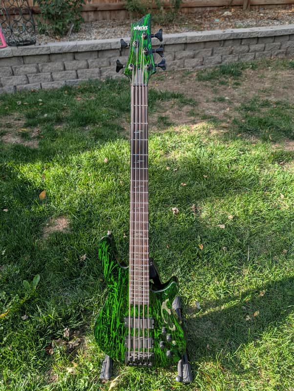 Schecter C-5 Silver Mountain- TOXIC VENOM! image 1