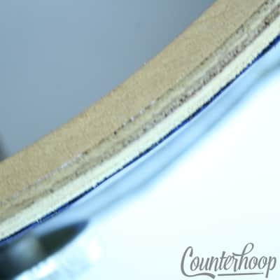 *Hoshino Kougyou 14x5.5" Snare Drum 3Ply+Re-Rings Japan Blue Sparkle Vintage 60s image 11