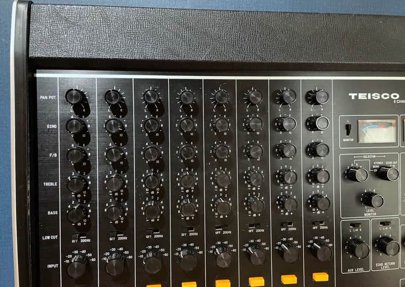 Ultra Rare] Teisco MX-800 Vintage Analog 8-Channel Mixer Wonderful