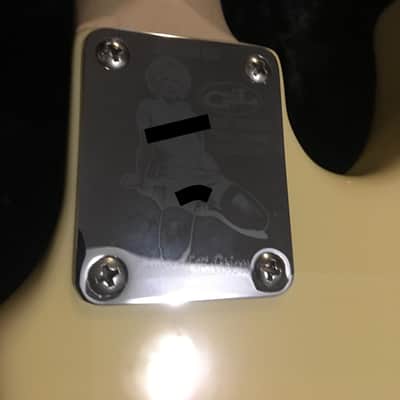 G&L Rampage - Jerry Cantrell 2010 Cream with painted graphics image 12