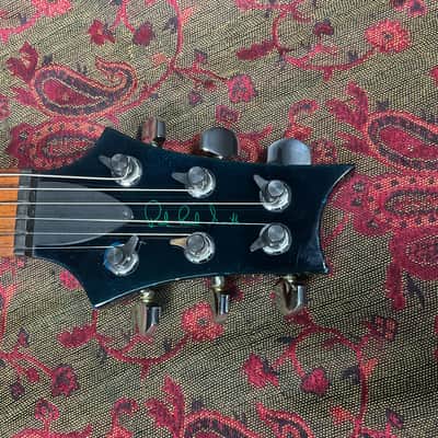 PRS Custom 24 Electric Guitar 1986 Royal Blue Pre Factory Rare Moon Inlays image 11