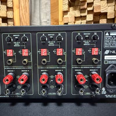 Niles SI-1230 12-Channel Systems Integration Power Amplifier - Early 2000's - Black image 6