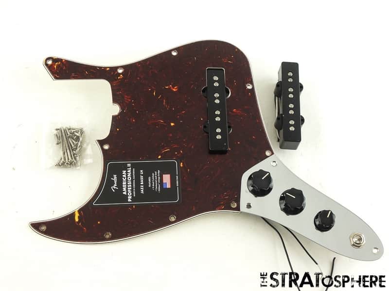 LEFTY Fender American Professional II Jazz Bass LOADED PICKGUARD Tortoise image 1